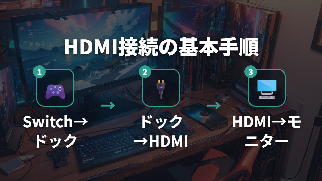 Switch2をモバイルモニターにつなぐ正しい接続方法