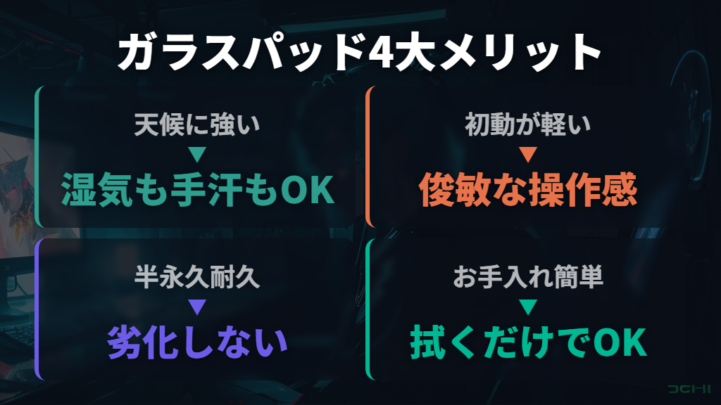 VALORANTプレイヤーが感じるガラスパッドの4つのメリット