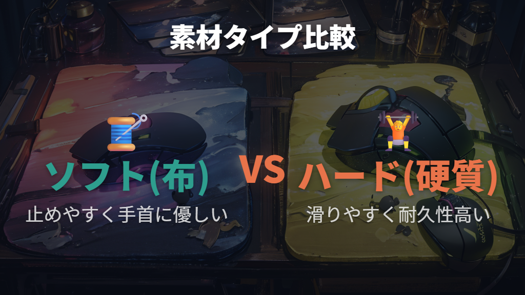 ソフトタイプとハードタイプの違いと特徴を比較