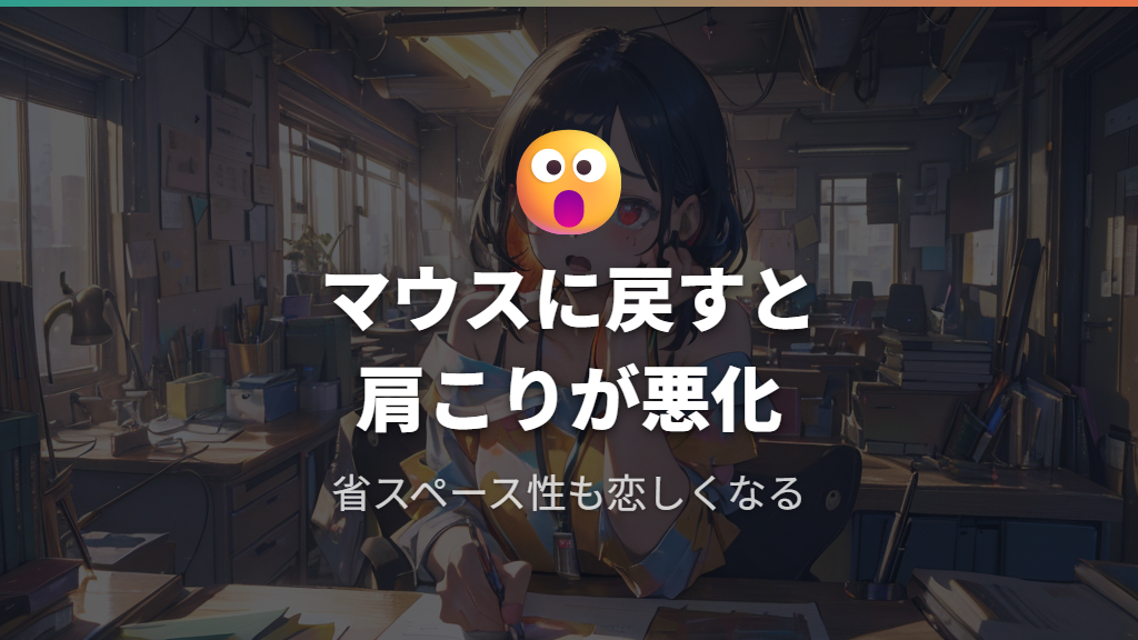 トラックボールをやめてマウスに戻して気づいた意外な欠点