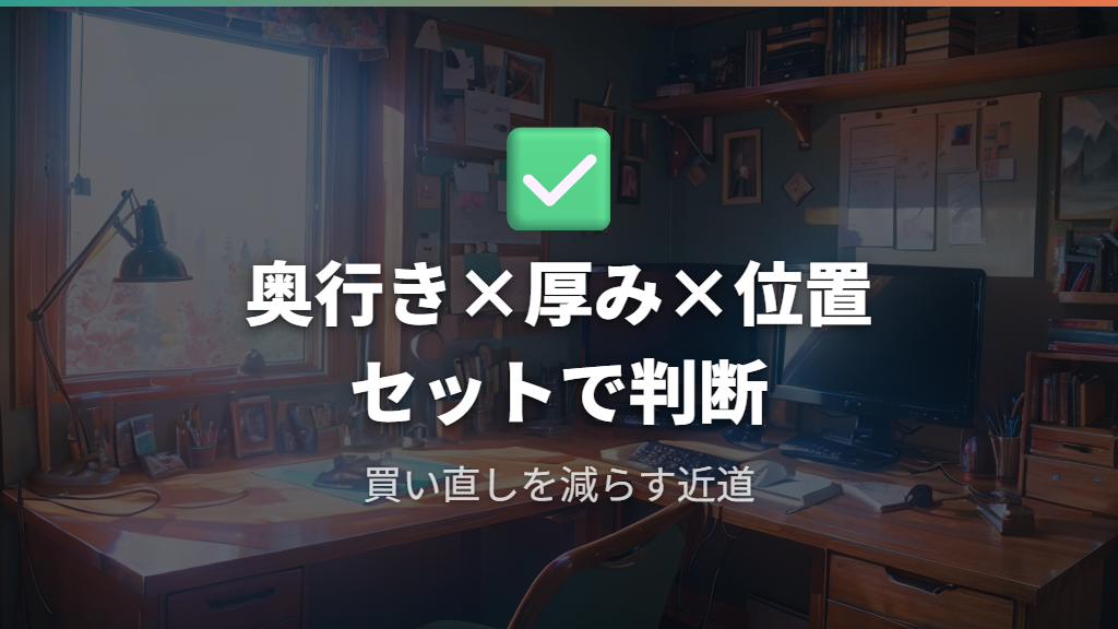 モニターアームのクランプ奥行きが足りない時の解決策まとめ