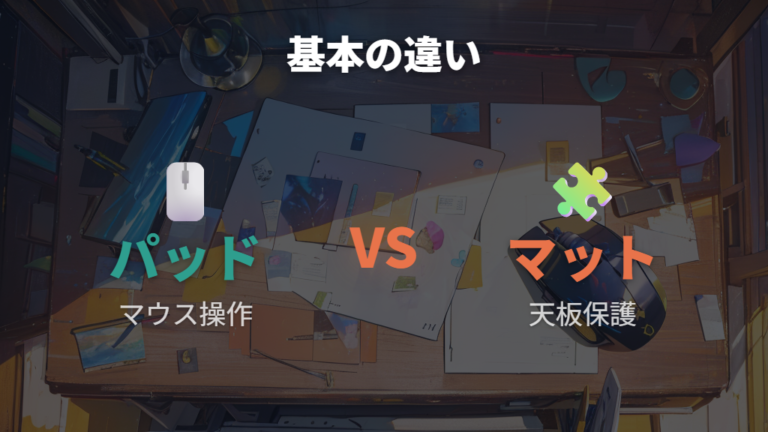 素材と用途で見る基本的な違い