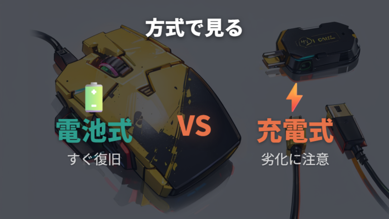 電池式と充電式の寿命差は復旧の早さとバッテリー劣化で見る