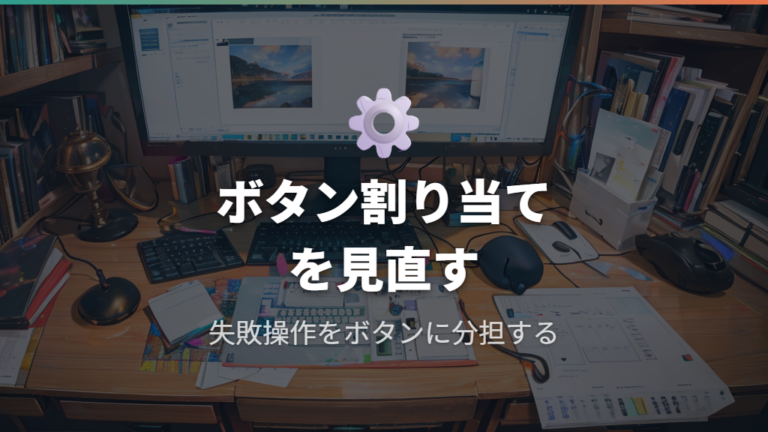 ボタン割り当ての見直しでExcel操作の負担を減らす