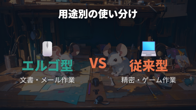従来型との併用戦略とエルゴノミクスマウス買い替えタイミングの見極め方