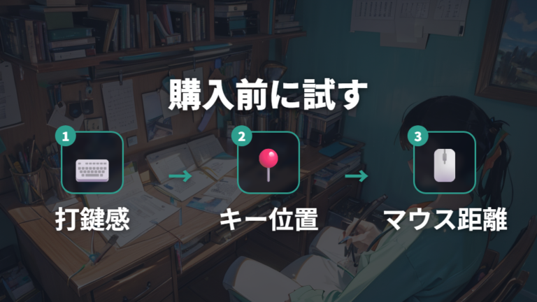 購入前に確認すると効く項目を試す方法
