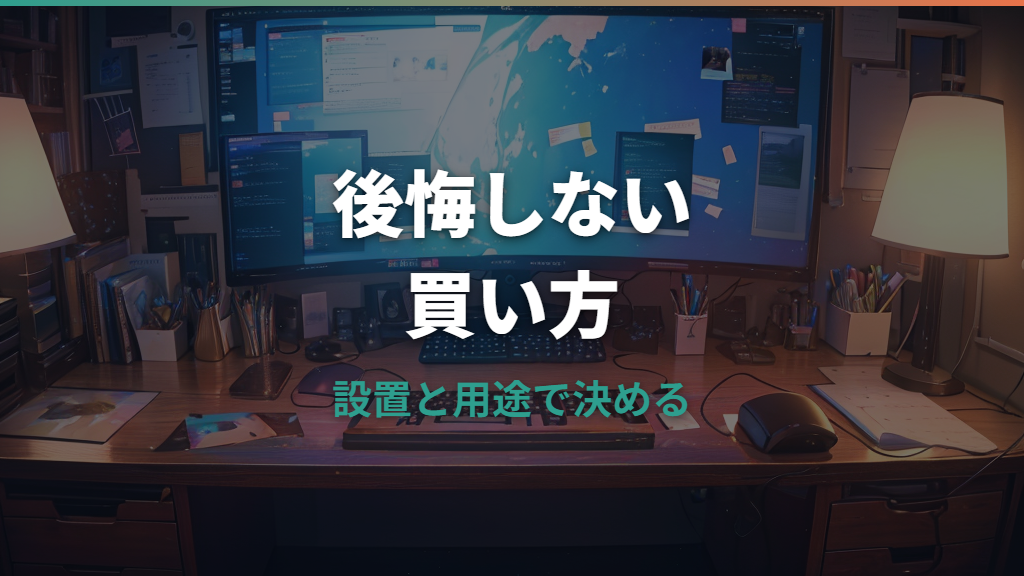 ウルトラワイドモニターで後悔する前に確認するサイズ・設置・ゲーム対応の注意点