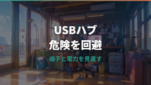 USBハブの危険性はどこにある?発熱・発火・故障を防ぐ安全な選び方
