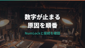 エレコムテンキーで数字が打てない時の直し方|NumLock・Windows設定・接続を順番に確認