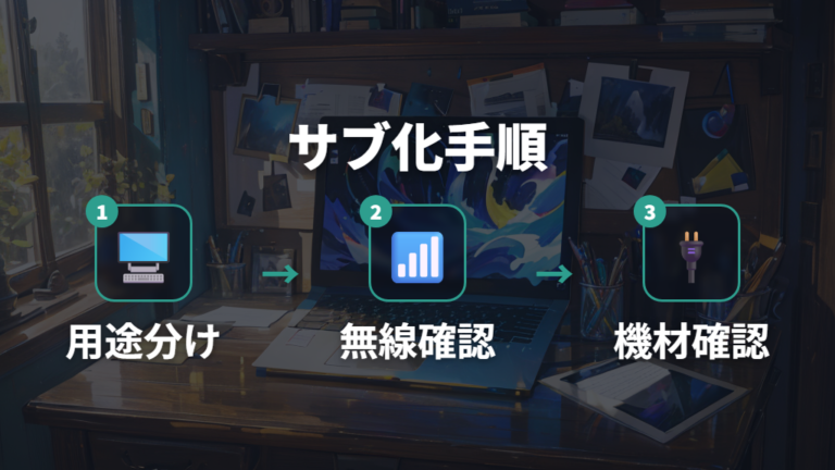WindowsでiPadをサブモニター化する手順
