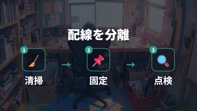 机裏配線をすっきりさせる使い方は動線分けが先