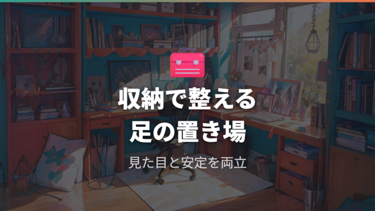 セリアで探す足置き代用品は収納ボックスとクッションを組み合わせる