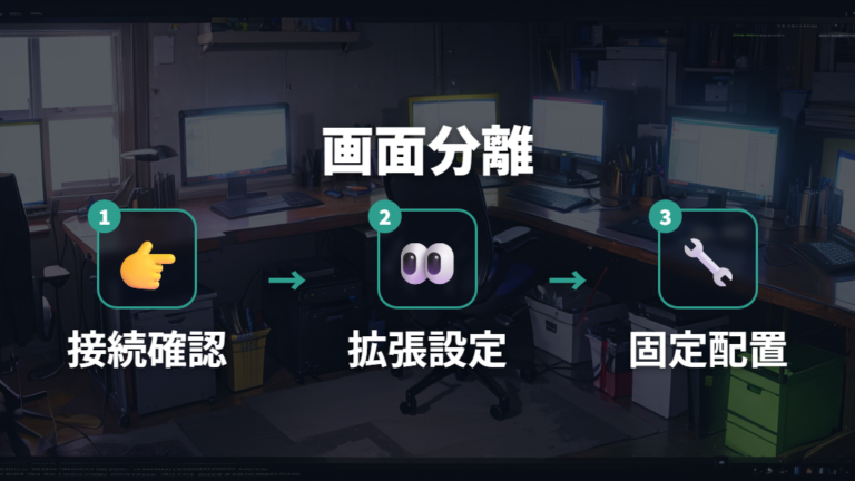 仕事で便利な使い方は参照画面と作業画面を分けること