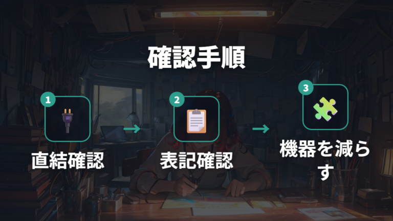 充電が遅い・できないときの確認手順