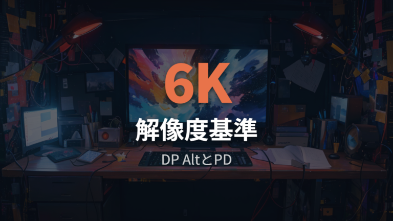 解像度と給電方式の見方はDP Alt ModeとPDが軸