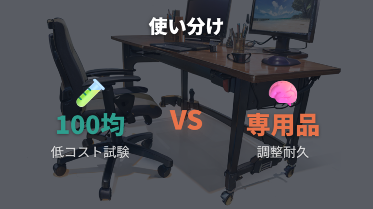 専用品と100均代用の違いは調整機能と耐久性に出る