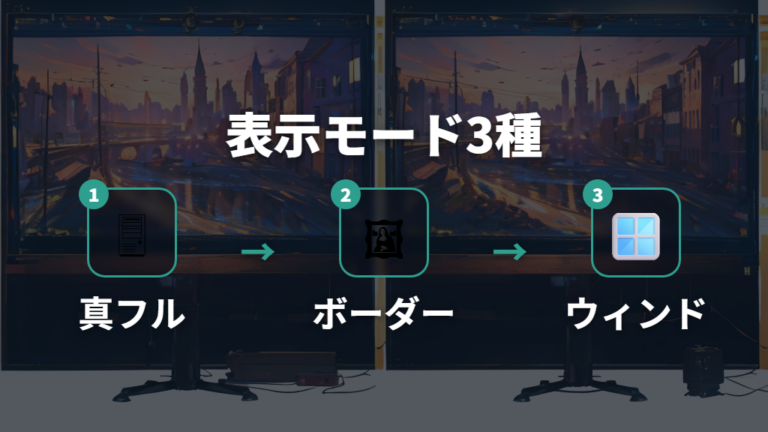 表示モードで変わるカーソル挙動を確認する