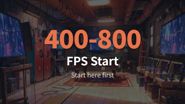 FPSで使いやすいDPIの目安は400〜800から試す