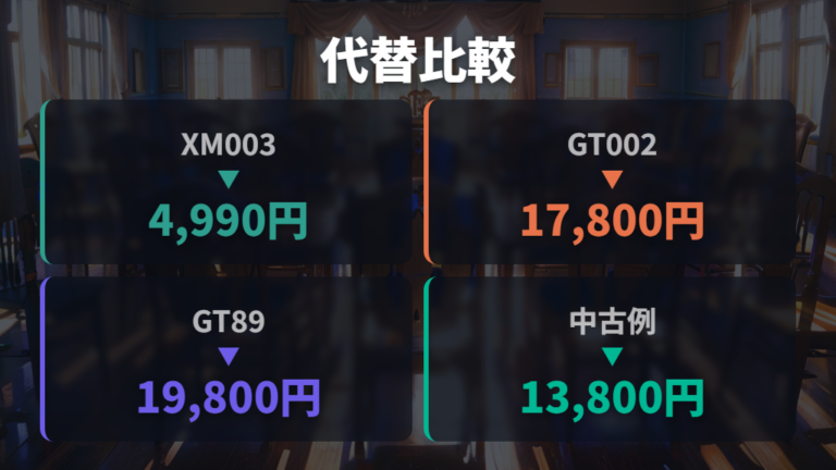 5000円前後の代替候補は新品チェア以外も比較する