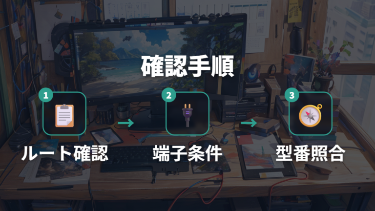 USB-C一本接続で使いたい人の確認手順