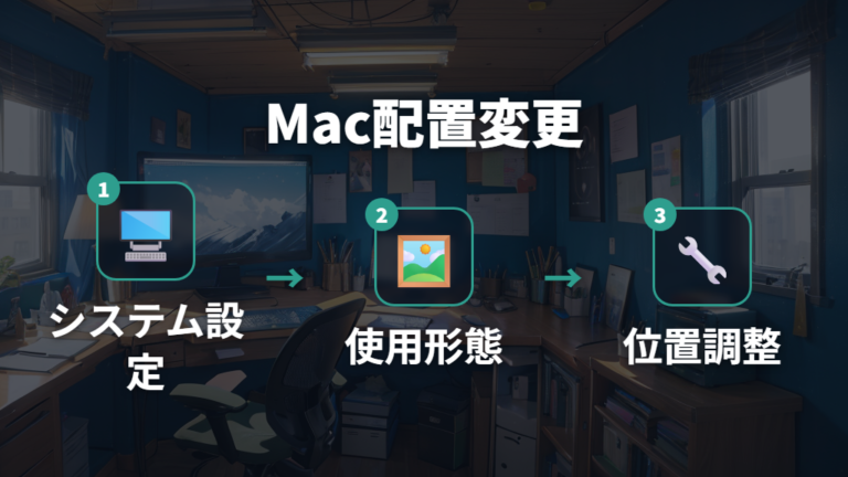 Macで画面配置を変更する基本手順