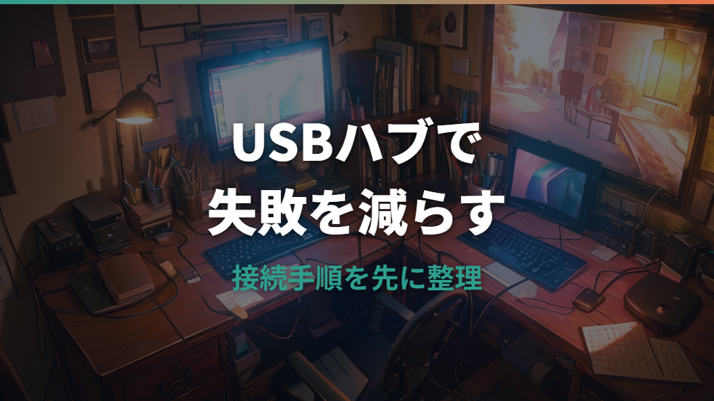 USBハブの使い方を基本接続から電力不足対策まで解説