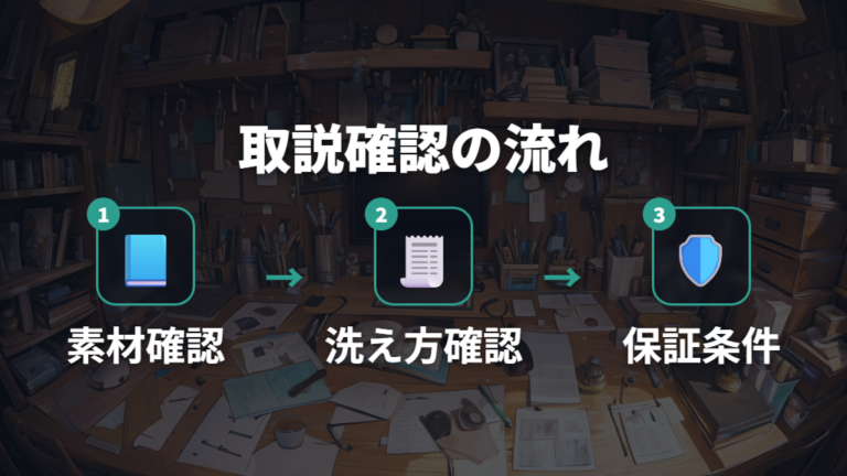 布製パッドの素材と保証の確認は取扱説明書から始める