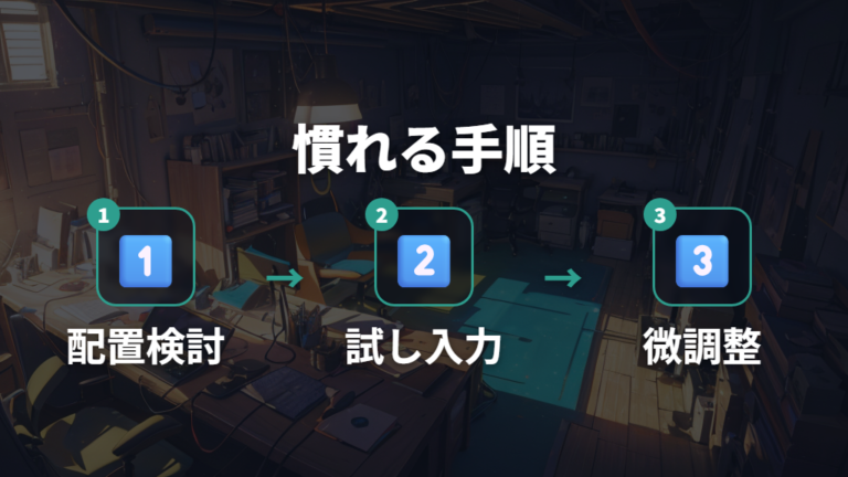 慣れるまでの使い勝手と配置はトラックボール位置で変わる