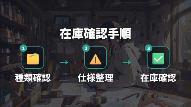 在庫確認と取り扱い店舗は注文時の確保に注意する