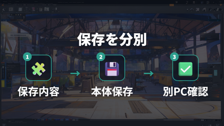 保存できる設定とできない設定はオンボードメモリの範囲で切り分ける